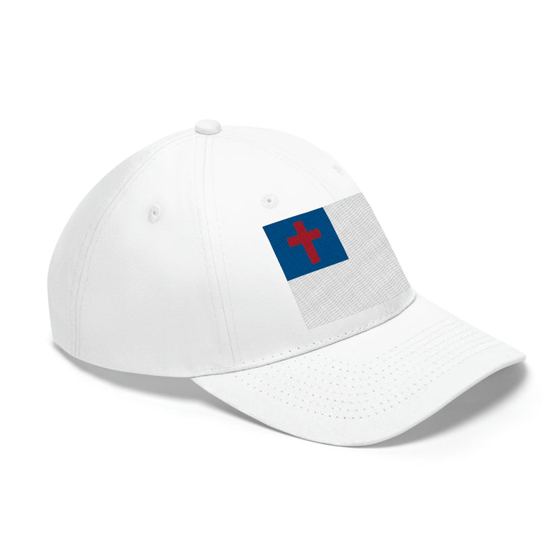Christian Flag Unisex Baseball Hat (Embroidered Flag)