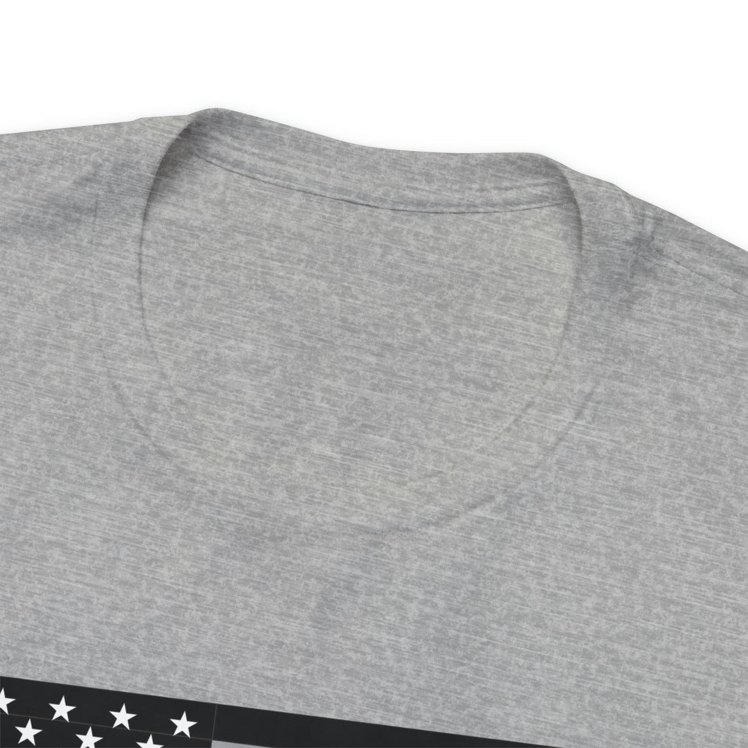 Thin Line USA Flag T Shirt: Bella + Canvas 3001