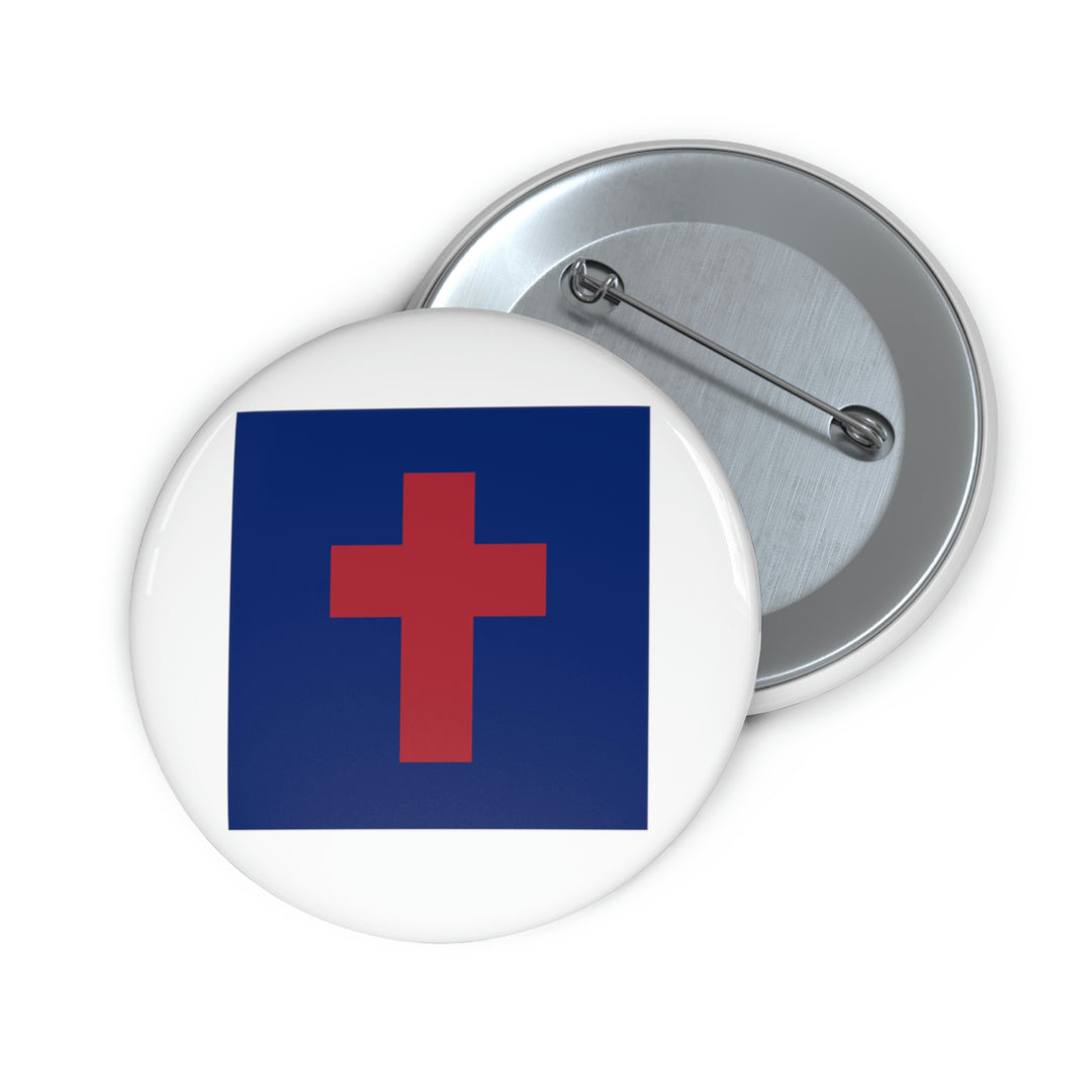 Christian Flag Custom Pin Buttons