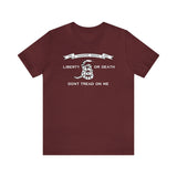 The Culpeper Minute Men Flag T Shirt: Bella + Canvas 3001