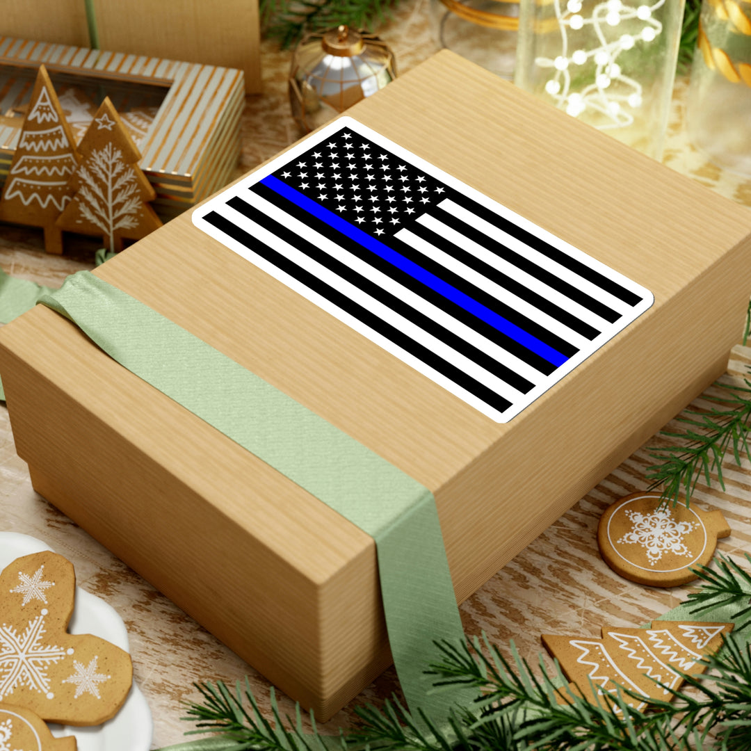 Thin Blue Line Flag Sticker