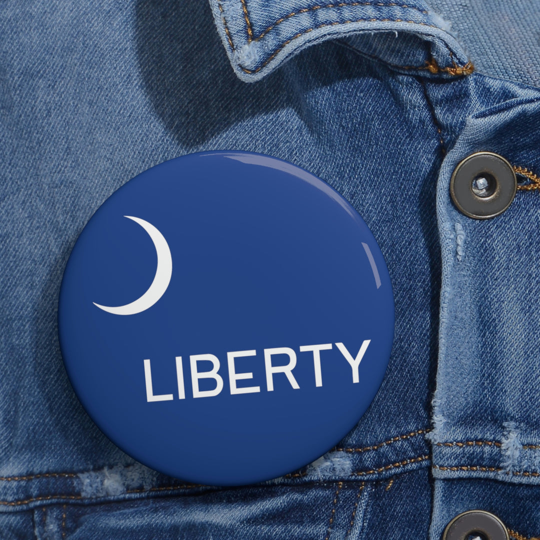 Liberty Flag Custom Pin Buttons