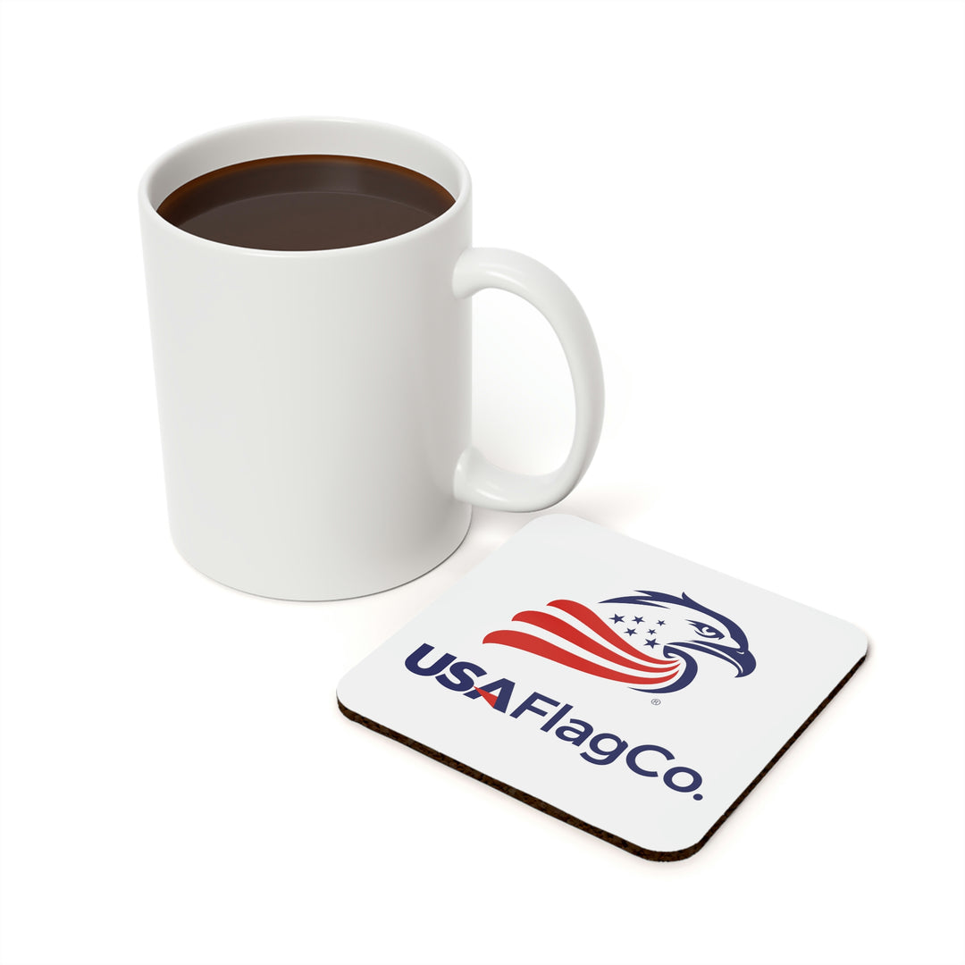 USA Flag Co. cork-back coaster is a perfect match for your favorite mug!