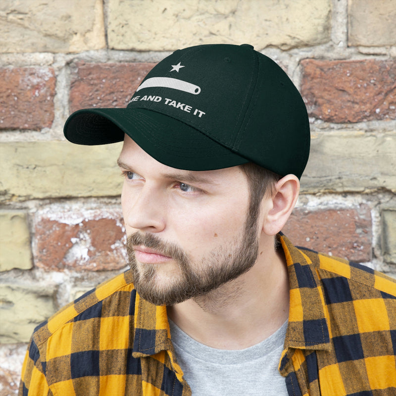 Come And Take It Flag Unisex Baseball Hat (Embroidered Flag)
