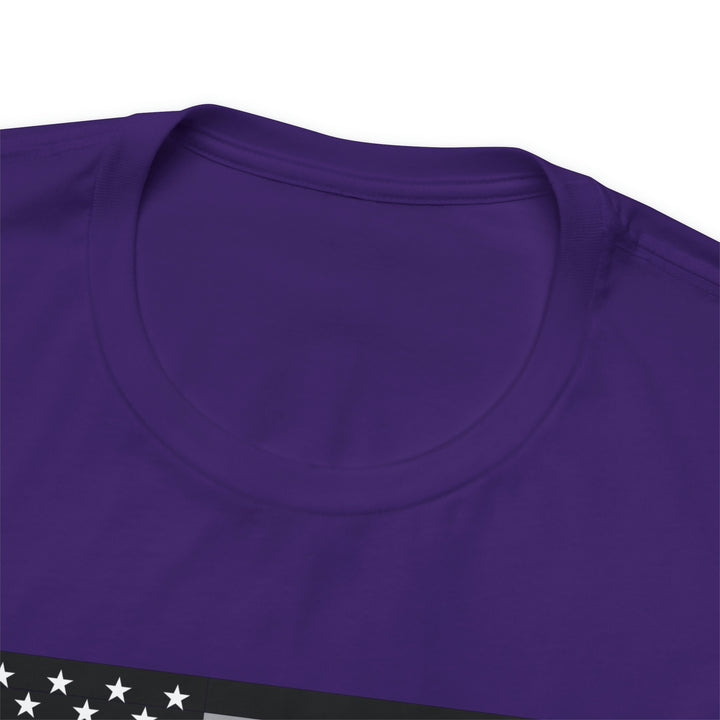 Thin Line USA Flag T Shirt: Bella + Canvas 3001