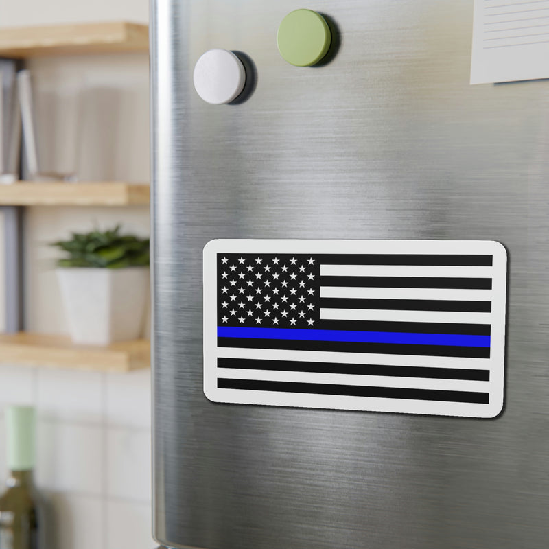 Thin Blue Line Flag Magnets by USA Flag Co.