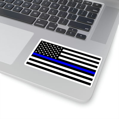 Thin Blue Line Flag Sticker