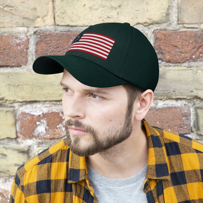 Betsy Ross Flag Unisex Baseball Hat (Embroidered Flag)
