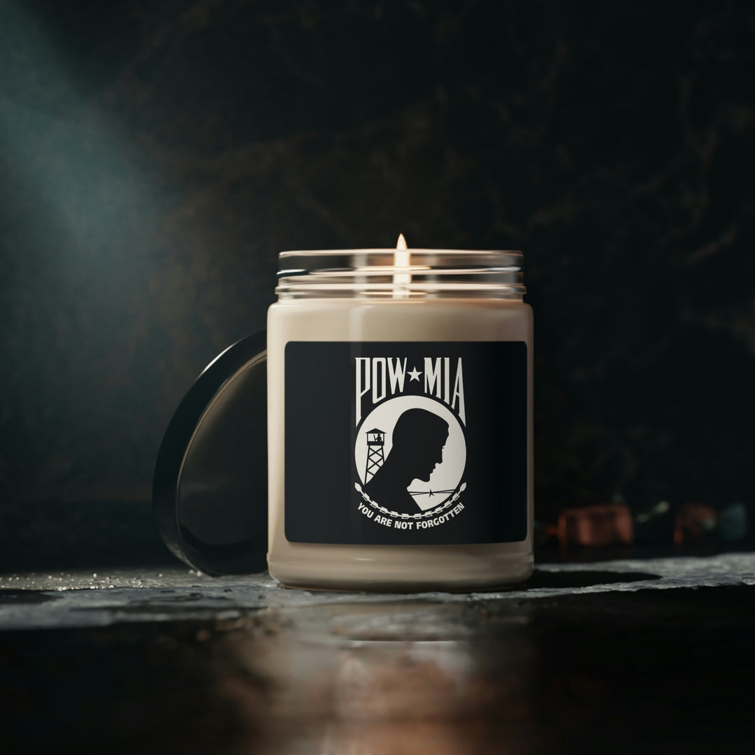 POW-MIA Flag Scented Soy Candle, 9oz