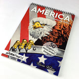 AMERICA Adult Coloring Book - USA Flag Co.