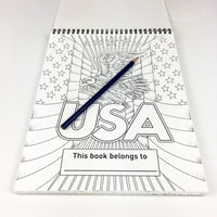 AMERICA Adult Coloring Book - USA Flag Co.