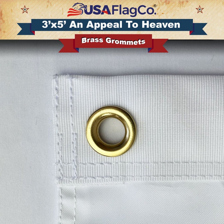 An Appeal To heaven Flag Brass Grommets