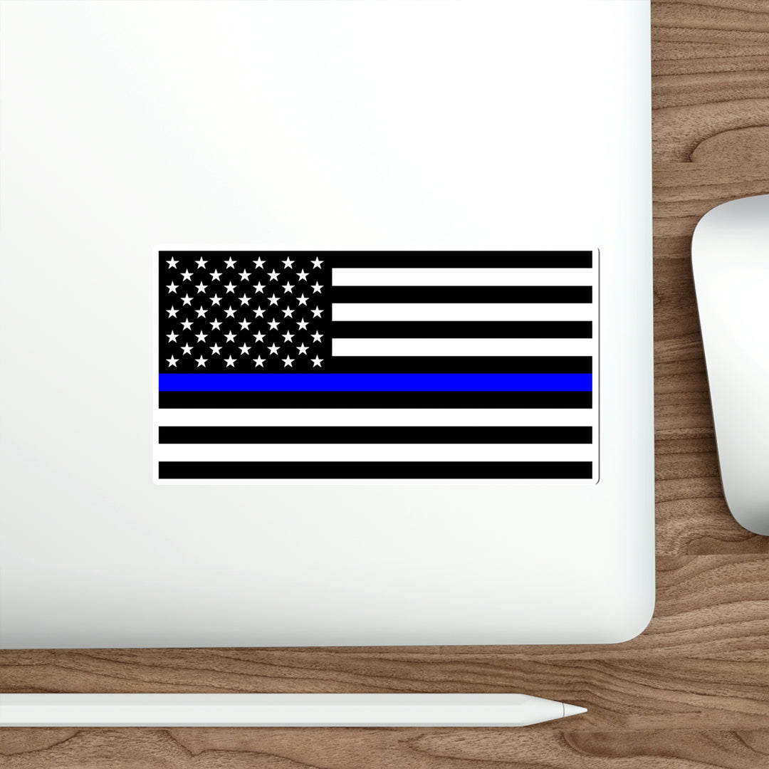 10X Thin Blue Line American Flag Decal Sticker Police Lives Matter Truck Car USA - Foto 4