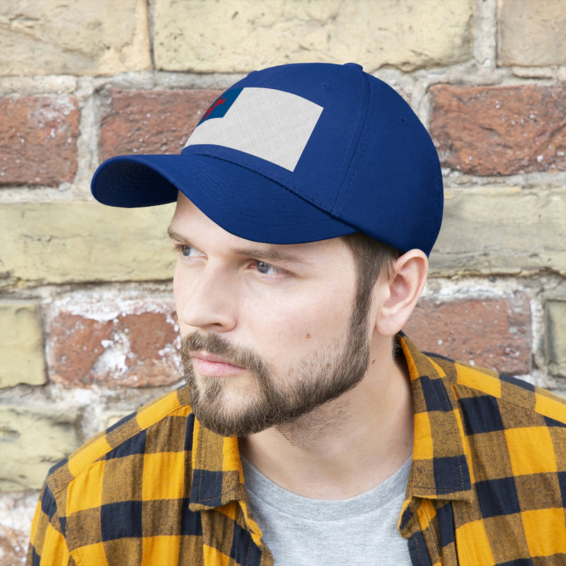 Christian Flag Unisex Baseball Hat (Embroidered Flag)