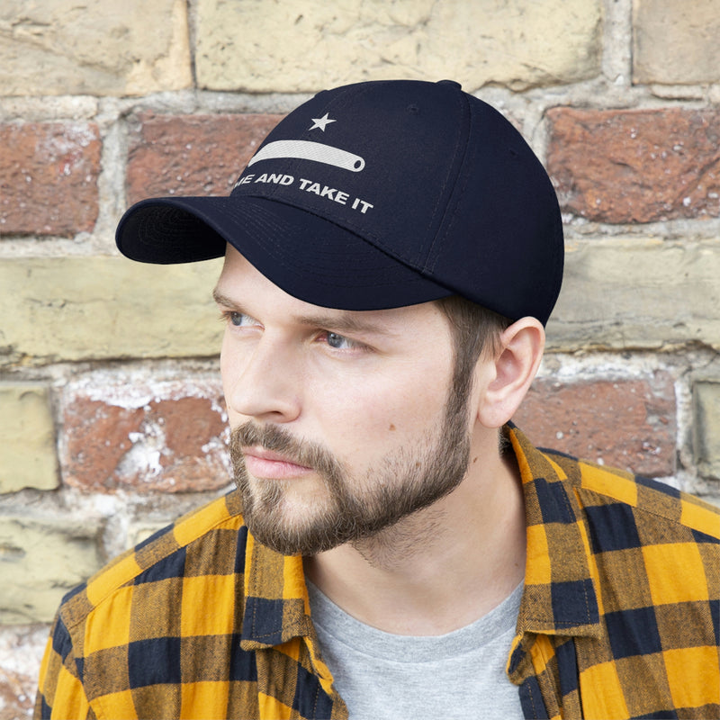 Come And Take It Flag Unisex Baseball Hat (Embroidered Flag)