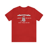 The Culpeper Minute Men Flag T Shirt: Bella + Canvas 3001