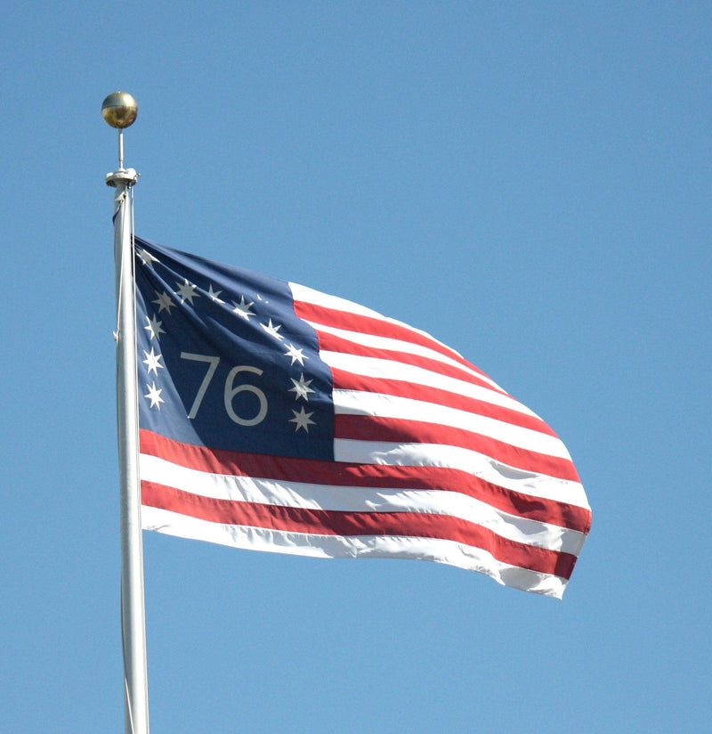 Bennington Flag (Embroidered Stars & Sewn Stripes) - USA Flag Co.