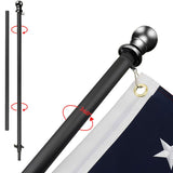 Black Flag Pole (6ft, 1-inch Diameter) - USA Flag Co.