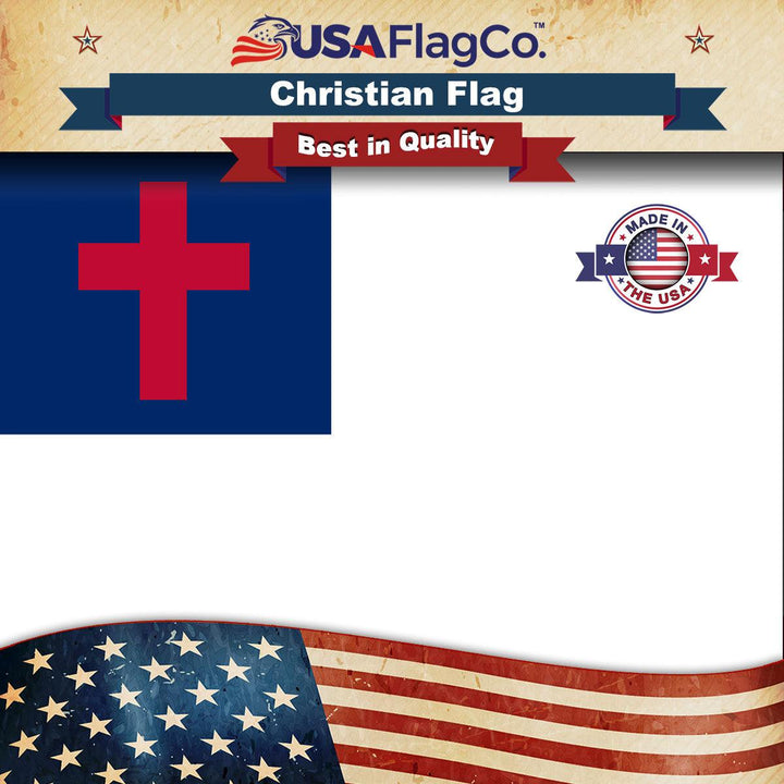 Christian Flag (Fully Sewn Design) - USA Flag Co.