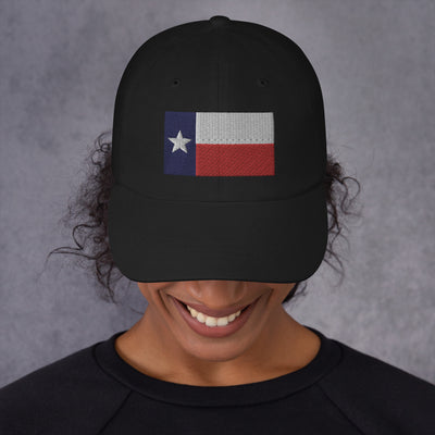 Dad Hat - Texas Flag (Embroidered Flag) by USA Flag Co.