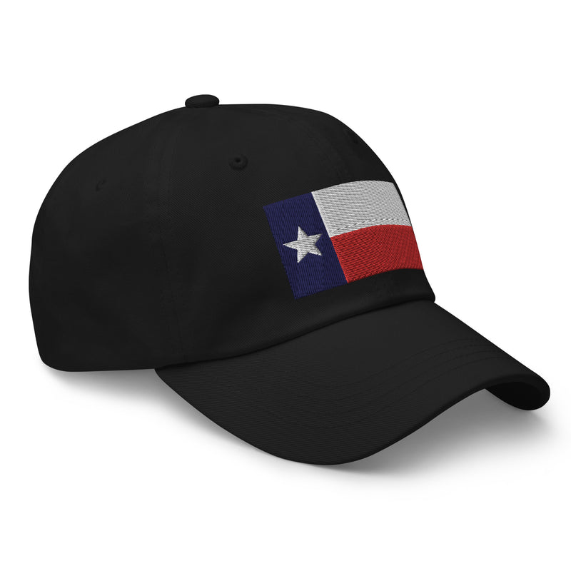 Dad Hat - Texas Flag (Embroidered Flag)