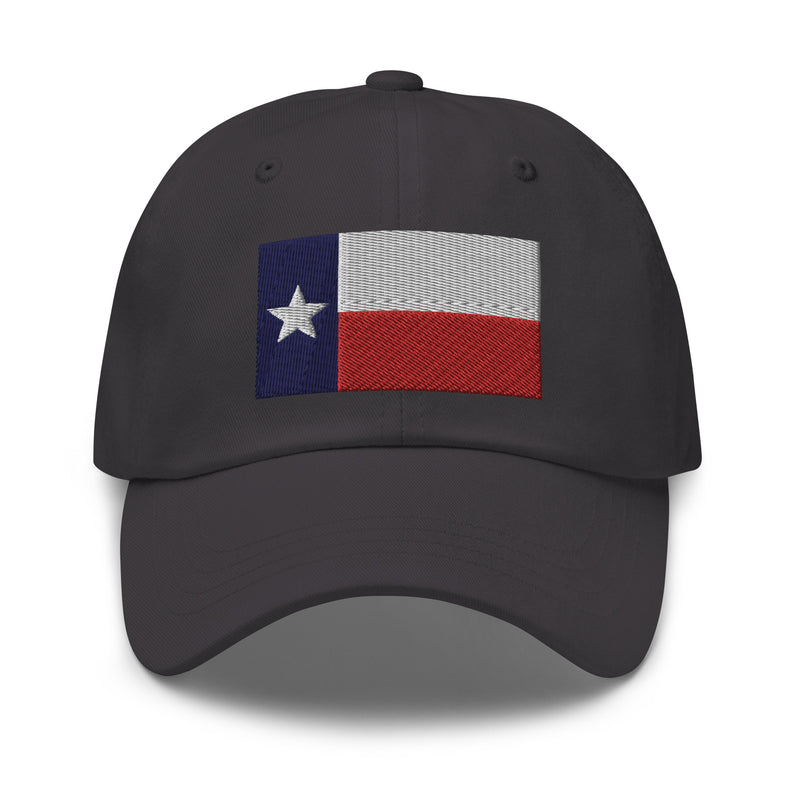 Dad Hat - Texas Flag (Embroidered Flag)