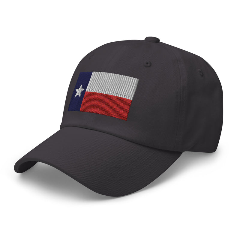 Dad Hat - Texas Flag (Embroidered Flag)