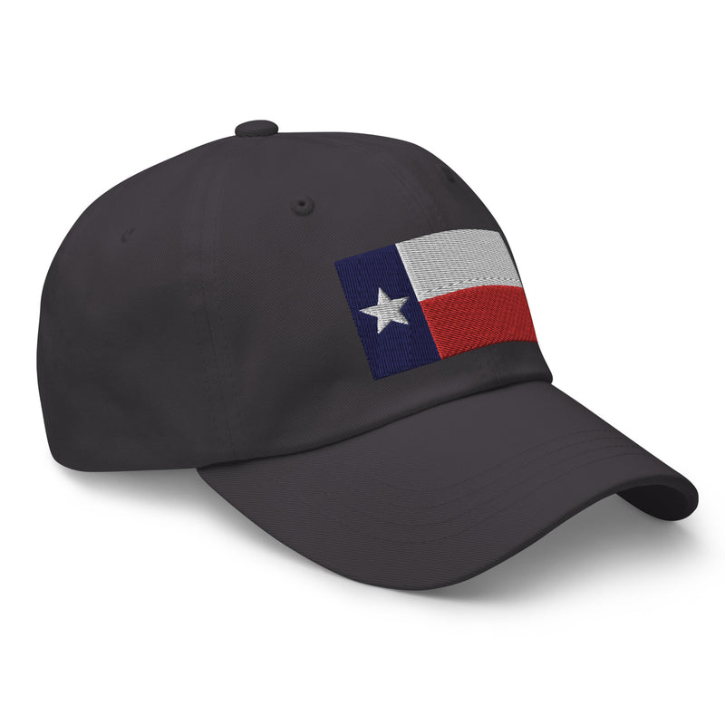 Dad Hat - Texas Flag (Embroidered Flag)