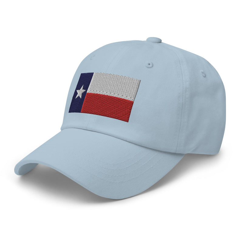 Dad Hat - Texas Flag (Embroidered Flag)