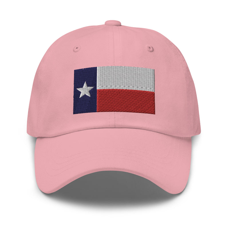 Dad Hat - Texas Flag (Embroidered Flag)