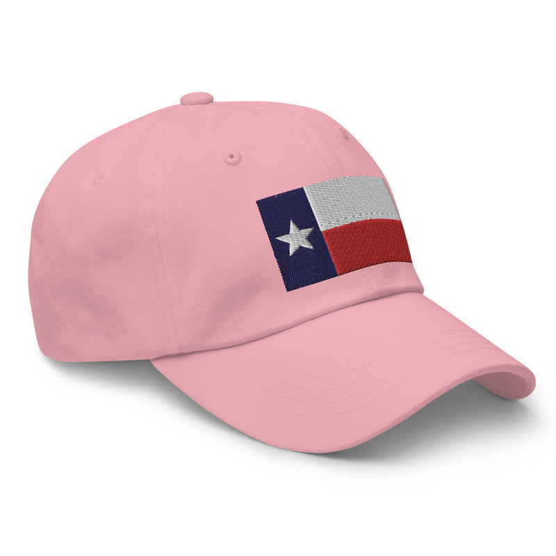Dad Hat - Texas Flag (Embroidered Flag)