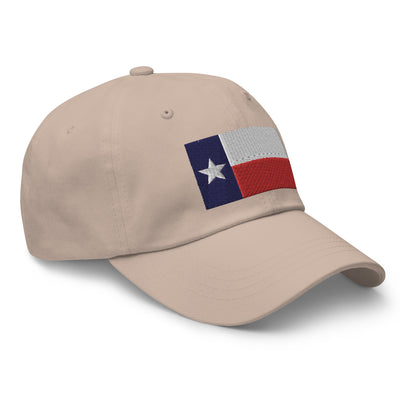 Dad Hat - Texas Flag (Embroidered Flag)