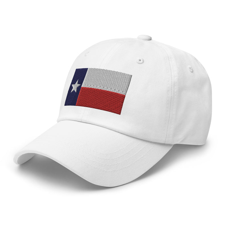 Dad Hat - Texas Flag (Embroidered Flag)