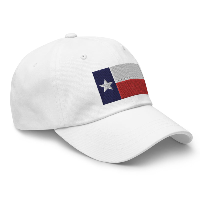 Dad Hat - Texas Flag (Embroidered Flag)