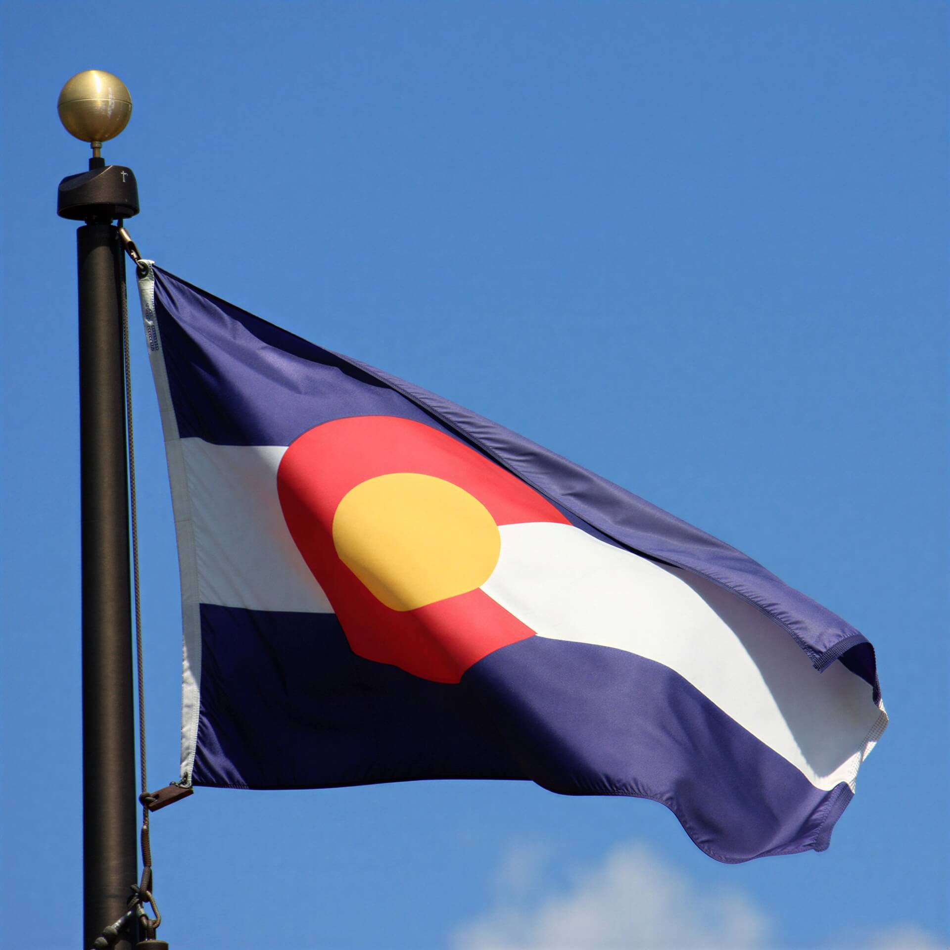 Colorado 12x18 Feet Nylon State Flag Made in USA Colorado 12x18 Feet Nylon State Flag Made in USA