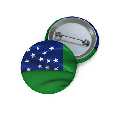 Green Mountain Boys Flag Custom Pin Buttons
