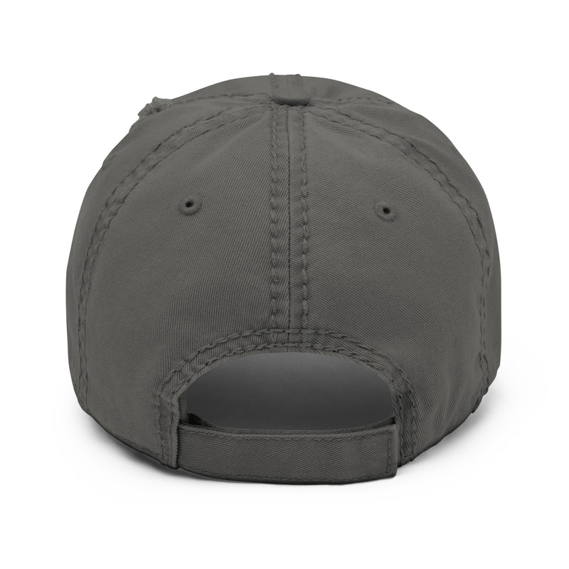 Distressed Dad Hat - The Star Spangled Banner (Embroidered Flag)