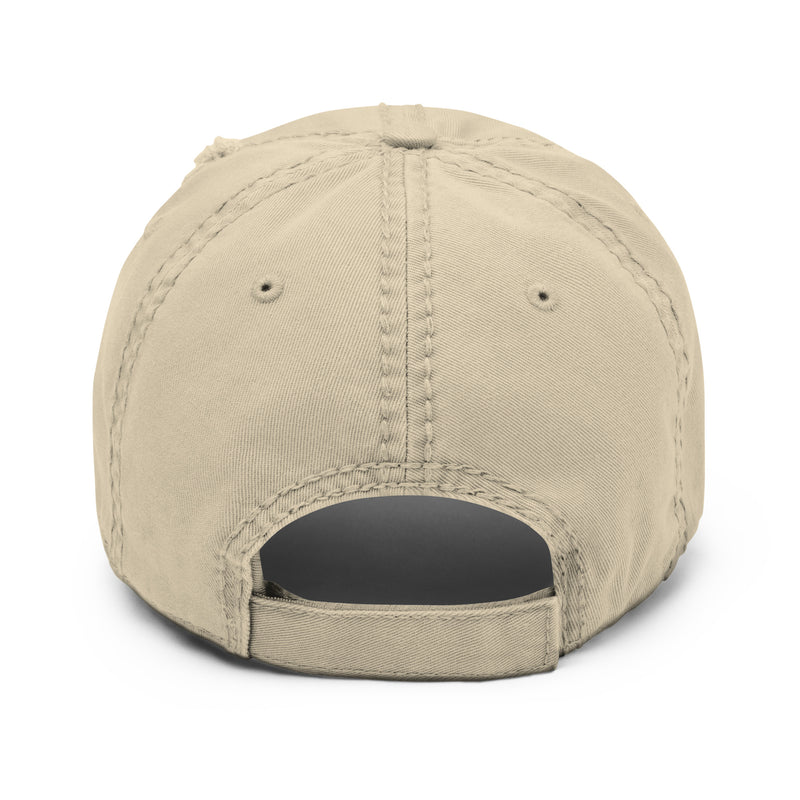 Distressed Dad Hat - The Star Spangled Banner (Embroidered Flag)