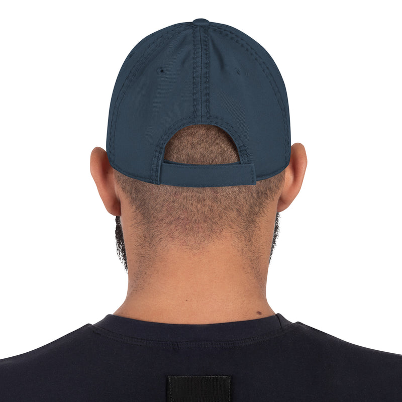 Distressed Dad Hat - The Star Spangled Banner (Embroidered Flag)