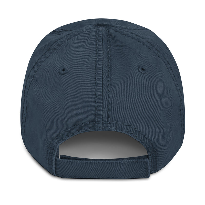 Distressed Dad Hat - The Star Spangled Banner (Embroidered Flag)