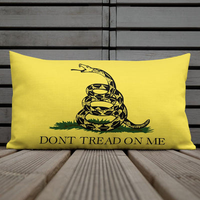 Don't Tread On Me Premium Throw Pillows - USA Flag Co.