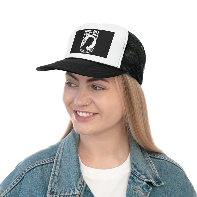 POW-MIA Flag Trucker Hat