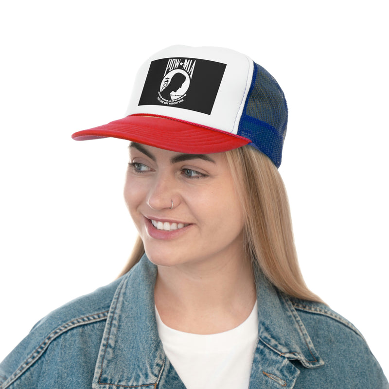 POW-MIA Flag Trucker Hat
