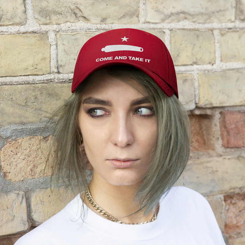 Come And Take It Flag Unisex Baseball Hat (Embroidered Flag)