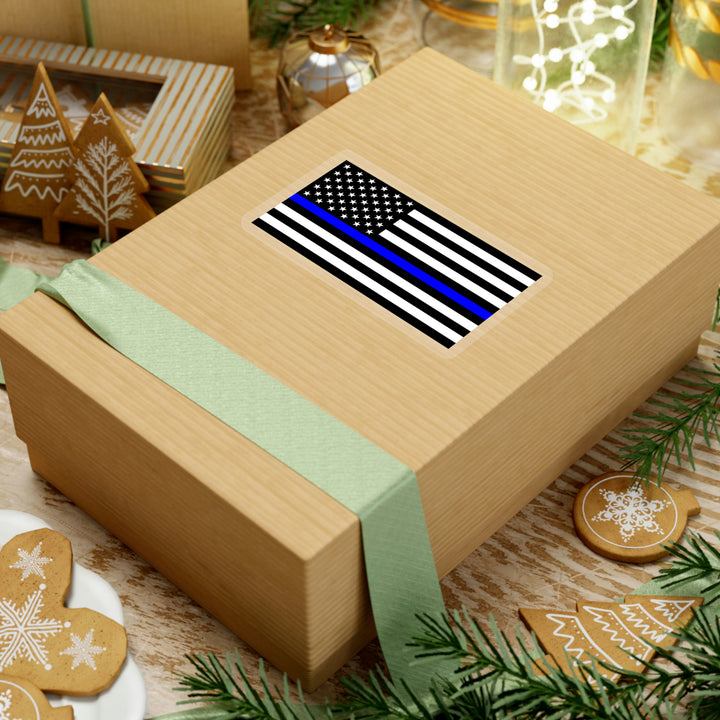 Thin Blue Line Flag Sticker