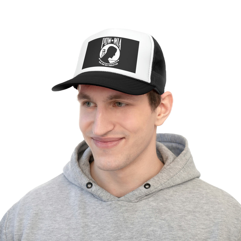 POW-MIA Flag Trucker Hat