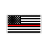 Thin Red Line Flag Decal