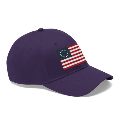 Betsy Ross Flag Unisex Baseball Hat (Embroidered Flag)