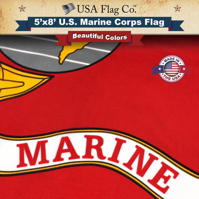 Marine Corps Flag (5x8 foot) - USA Flag Co.