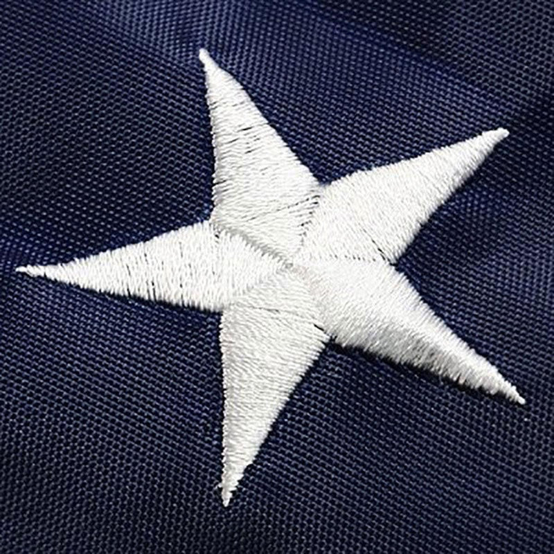 Polyester American Flag (4x6 foot) Embroidered Stars & Sewn Stripes - USA Flag Co.